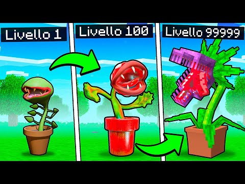 PIANTA LIVELLO 1 VS PIANTA LIVELLO 99999! - MINECRAFT