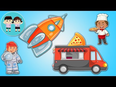 Haideti sa Invatam Meseriile - ghiceste silueta | Copilasi Dragalasi