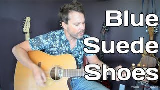 Blue Suede Shoes - Guitar Lesson - Elvis Presley - Beginner Guitar Lesson