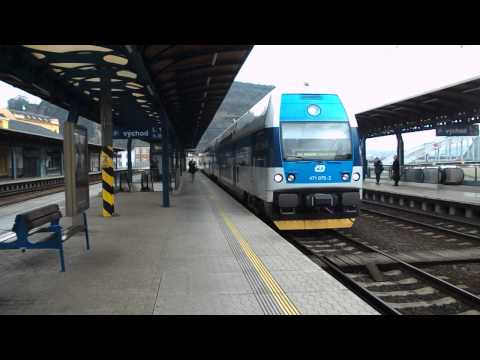 Odjezd vlaku Os 6813 (ČD 471.075) - Ústí nad Labem hl.n., 21. 3. 2013