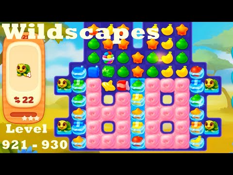 Wildscapes Level 921 - 930 HD Walkthrough | Gameplay | 3 - match game | ios | android | pc | app