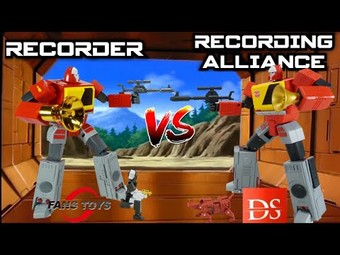 Comparison: FansToys FT-55 Recorder VS Deformation Space DS-02 Recording Alliance (AKA Blasters)