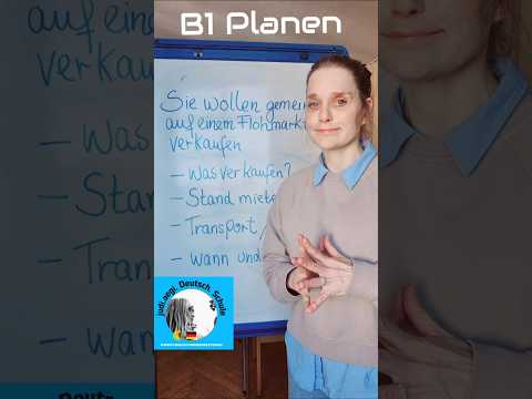 B1 telc + DTZ - Planen #deutschlernen #deutschkurs # telc # dtz #deutschlernen
