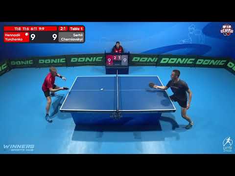 21:00 Hennadii Yurchenko 3 - 1 Serhii Cherniavskyi West 5 WIN CUP 24.10.2022 | TABLE TENNIS WINCUP