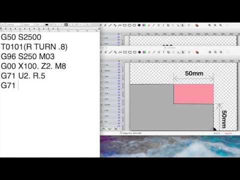 Simple guide to programming a G71 canned cycle on FANUC