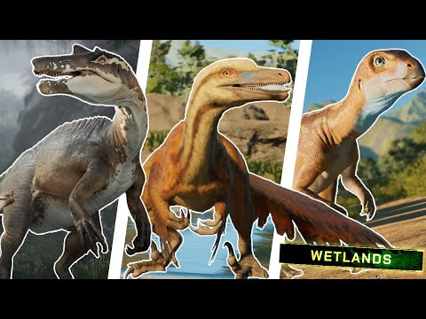 ALL DLC DINOS REVEALED! - Jurassic World Evolution 3 Wetlands