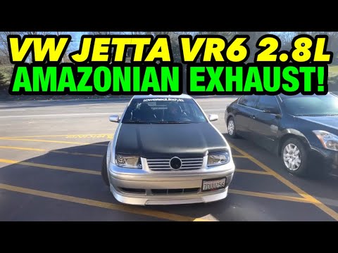 2001 VW Jetta VR6 2.8L V6 Exhaust w/ AMAZONIAN MUFFLER!