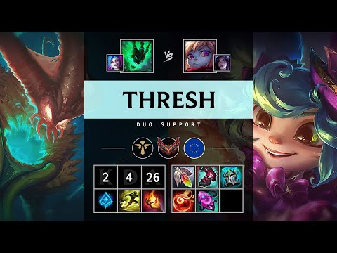 Thresh Support vs Poppy - EUW Grandmaster Patch 25.19