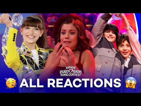 ALL WINNING REACTIONS AT JUNIOR EUROVISION 🏆 (2003-2025)