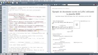 LaTeX texmaker Tutorial 11 - Artículo formato IEEE journal elementos básicos (paper)  - español 1/2