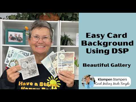 Easy Card Templates Using Designer Series Paper | One Template, Two Cards