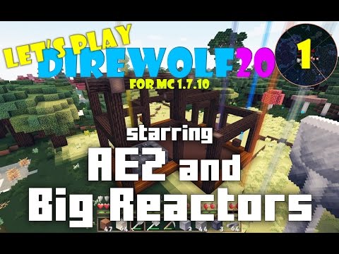 Let's Play FTB Direwolf20 - EP01: In Dire Need of AE2 & Big Reactors