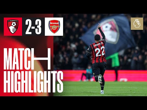 Kroupi scores WORLDIE in Arsenal defeat | AFC Bournemouth 2-3 Arsenal