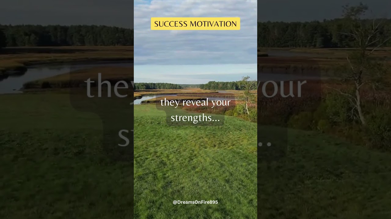 Embrace Challenges: The Path to Revealing Strength and Success Motivational Quote #motivation