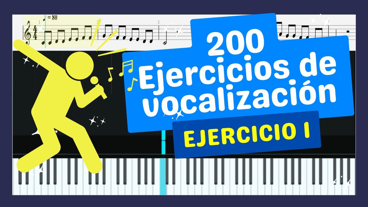 🎵 200 EJERCICIOS DE VOCALIZACIÓN | Ejercicio 1 | Descargar PDF 🎤