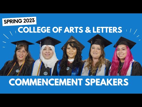 Spring 2023 Student Commencement Speakers | College of Arts & Letters | CSU San Bernardino
