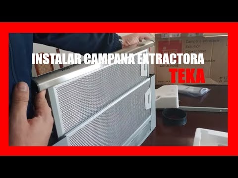 Instalar CAMPANA EXTRACTORA TEKA 📤