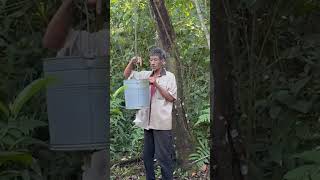 O banho é no meio da natureza!
