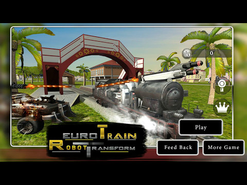 ► Euro Train Robot Transform By Raydiex 3D Games Master Android Gameplay [HD]