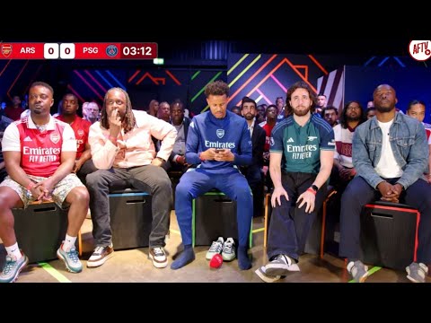 Arsenal 0-1 PSG GOAL REACTION