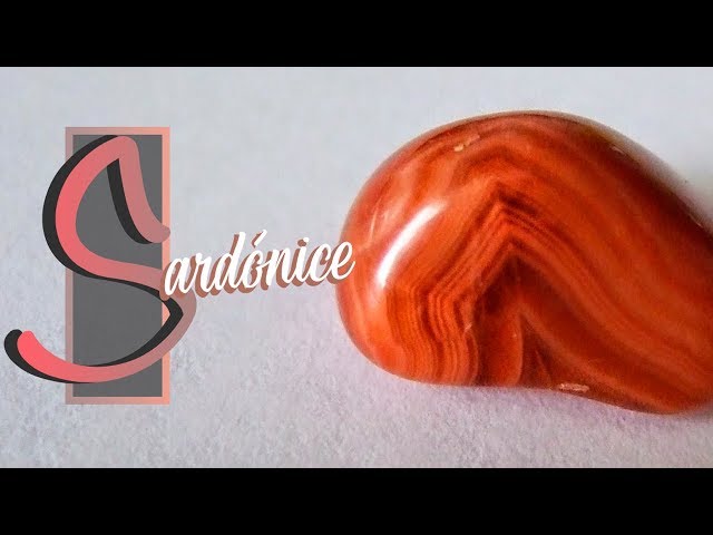 Vídeo relacionado con 1 pieza de cristal de Piedra Sardónice Piedra Cristales de sanación, Piedra de energía, Paquete de regalo