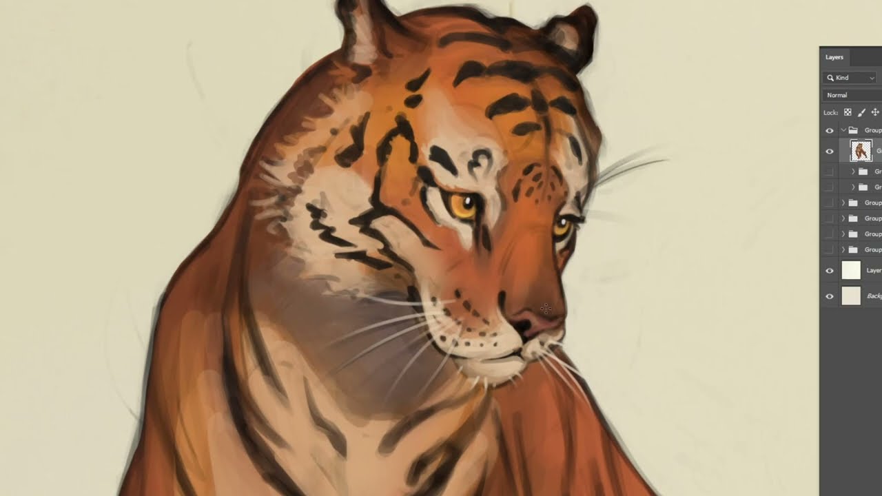 Tiger Speedpaint 🐯