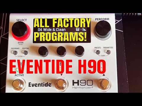 Eventide H90 all factory programs (No Talking)