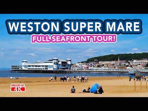 WESTON SUPER MARE | Full beach and seafront tour of Weston Super Mare