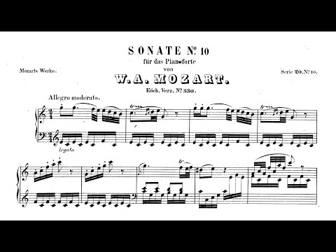 Mozart: Piano Sonata No. 10 in C major, K.330 [Uchida]