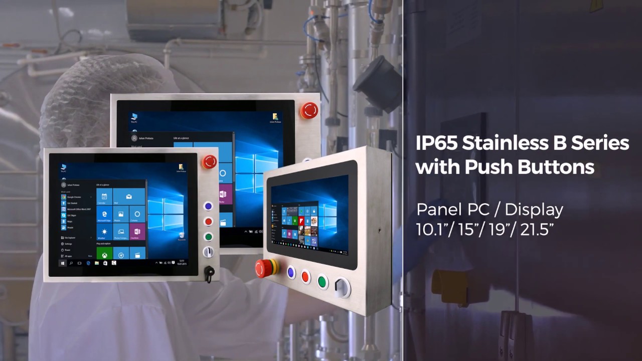 Winmate IP65 Stainless B Series with Push Buttons Product Guide Video