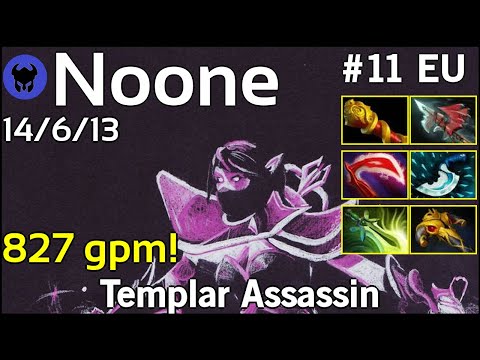 827 gpm! Noone plays Templar Assassin!!! Dota 2 7.21