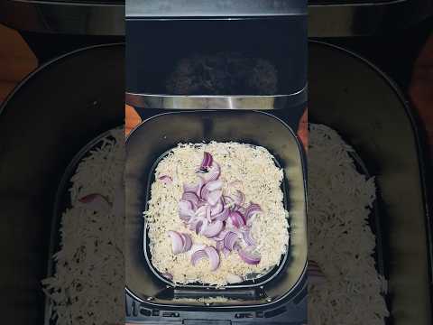 I Made Broccoli Pulao In An Air Fryer #shorts #shortsvideo #reels #recipe #cooking #healthyfood