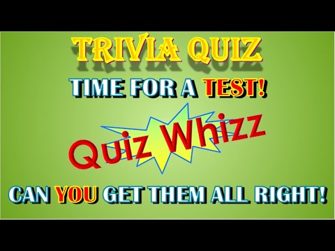 (No.55)CAN YOU get them all? General Knowledge Trivia Quiz. Pub Quiz Trivia questions and answers