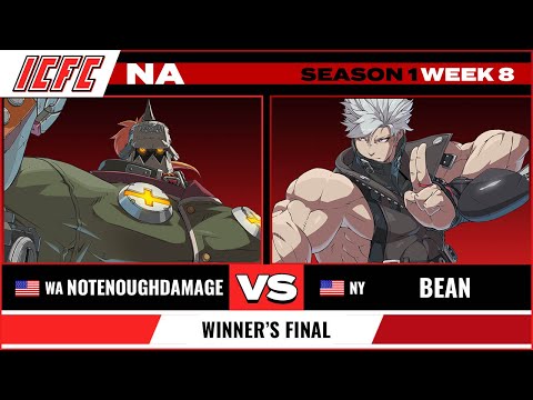 NotEnoughDamage (Potemkin) vs. Bean (Chipp) - Winner's Final - ICFC GGST NA Season 1 Week 8