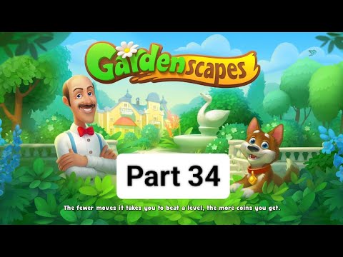 Gardenscapes New Area Part 34