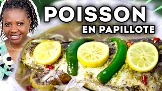 PAPILLOTE DE POISSON 🐟(Citron, Combava, Piments, Thym, Huile d'Olive)