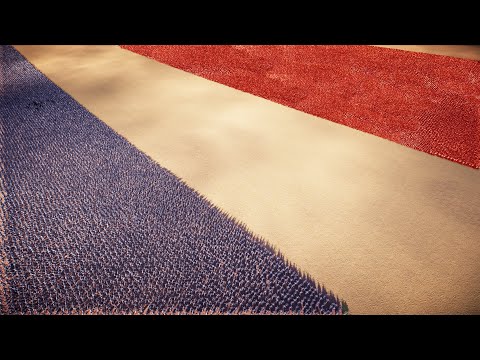 100,000 Heavy Knights Vs 350,000 Egyptian Warriors | Ultimate Epic Battle Simulator 2 | UEBS2