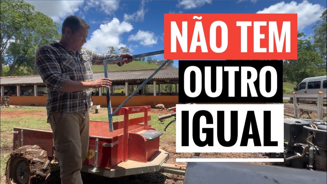 FIZ UMA MELHORIA NO NOSSO TRATOR DO SÍTIO