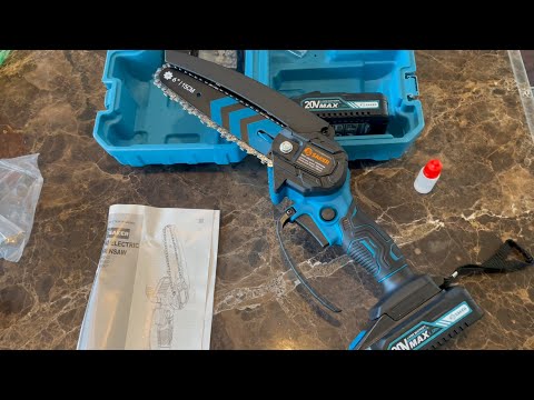 Tested, Saker Mini 6 inch Electric Chainsaw Review