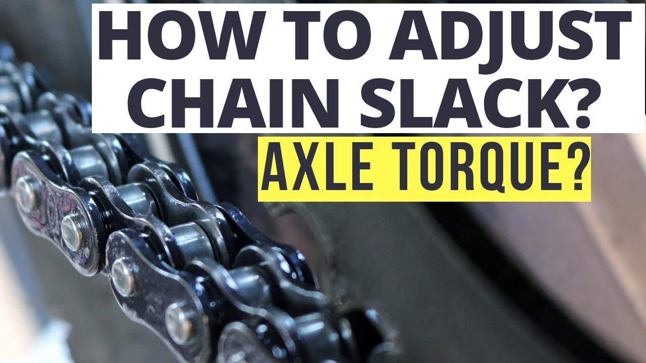 HOW TO ADJUST CHAIN SLACK ON A MOTORCYCLE DOMINAR 400 CHAIN ADJUSTMENT FIXING LOOSE CHAIN FOR NOISE
