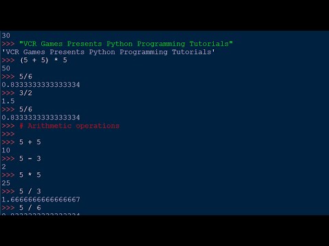 Python Programming Tutorial 3 Python As A Calculator