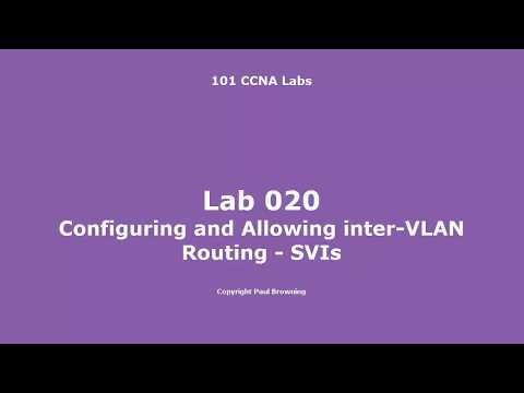 21 Configuring and Allowing inter VLAN Routing   SVI