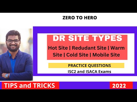 BCP Disaster Recovery Sites Type Practice Questions ISC ISACA