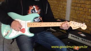 Video thumbnail for Fender American Special Stratocaster - Surf Green - Celito -RS by Good Music Instrumentos Musicais