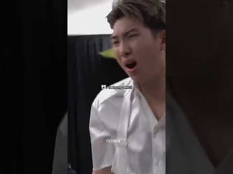 the way he said 'i love U' instead of 'sorry'..Namjoon just cant get mad over the 🐻🥰