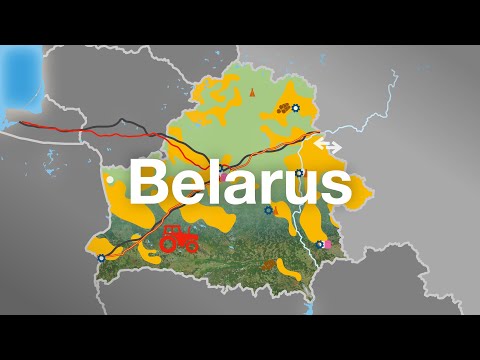 Belarus: White Russia on maps