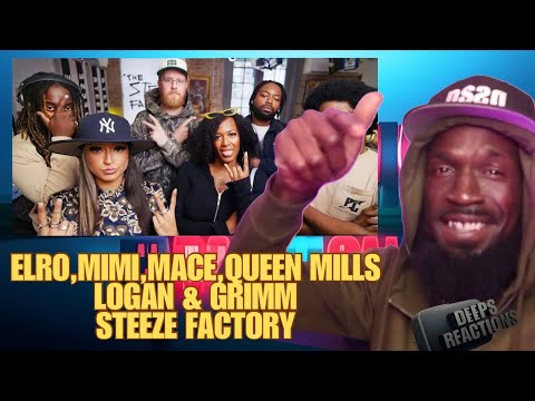 Elro, MiMi , Mace The, Queen Millz, Logan & Grimm  | Steeze Factory Cypher | Deepsspeaks (Reaction)