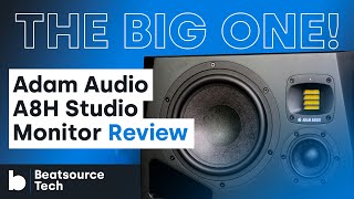 Video thumbnail for The Big One! Adam Audio A8H Studio Monitor Review | Beatsource Tech by DJcityTV