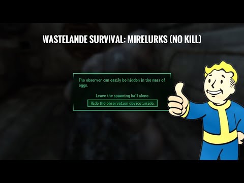 Fallout 3 - Wasteland Survival Guide Chapter 2: Mirelurks. Easy way with no Mirelurk kills.