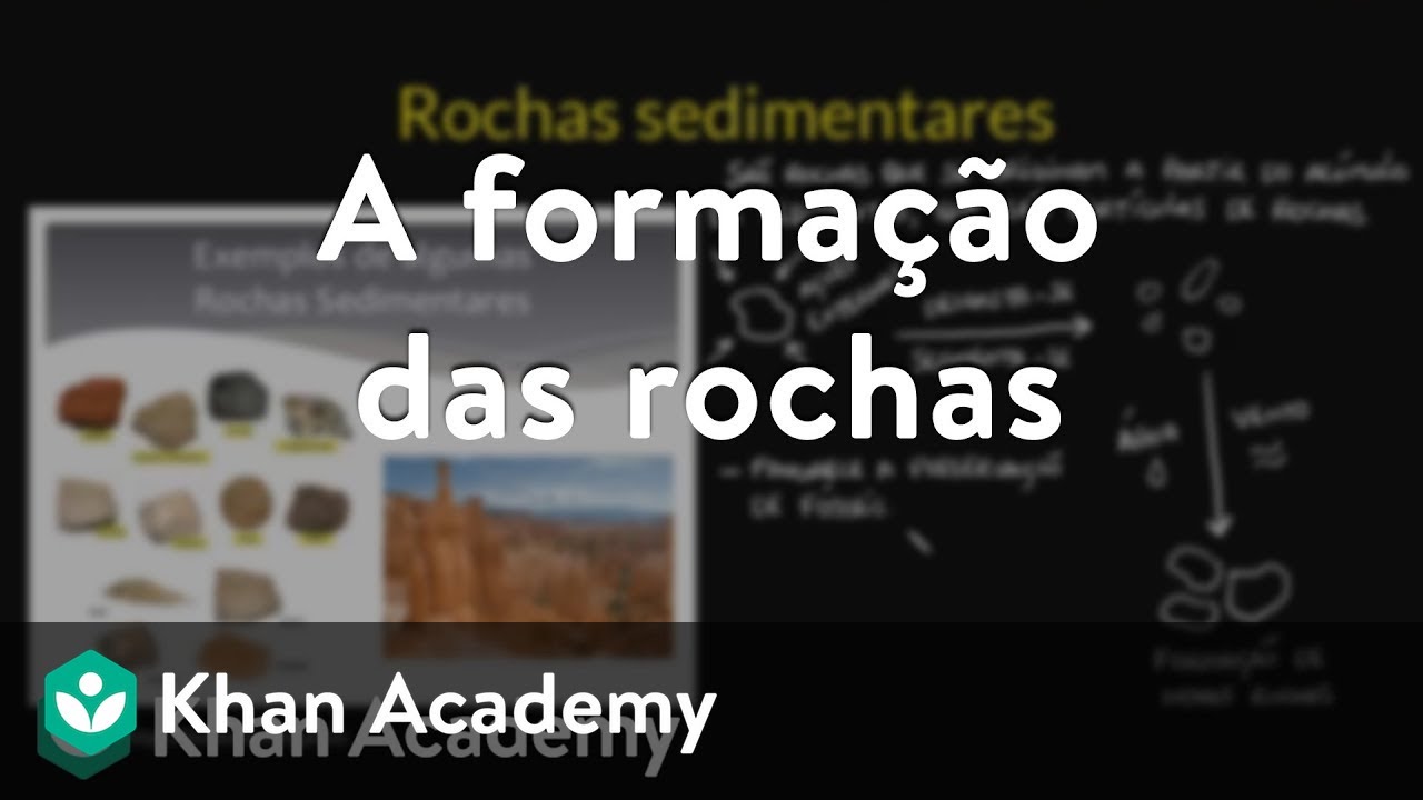 A formação das rochas